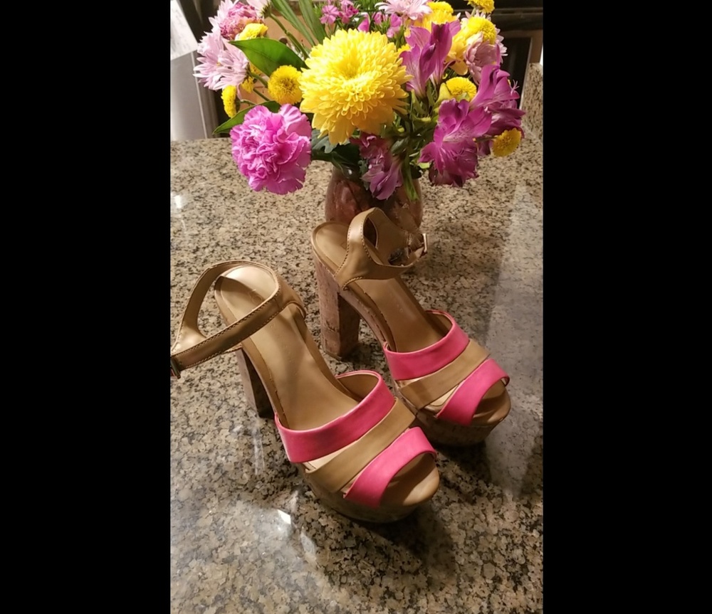 Pretty in Pink Platform Sandals
